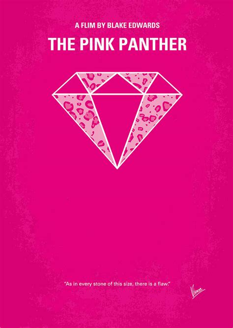 No063 My Pink Panther minimal movie poster Digital Art by Chungkong Art - Fine Art America