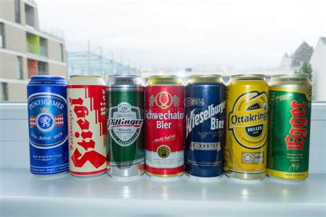 Collection of Austrian Beer Cans Editorial Photography - Image of ...