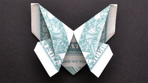 Dollar Origami Butterfly Bookmark