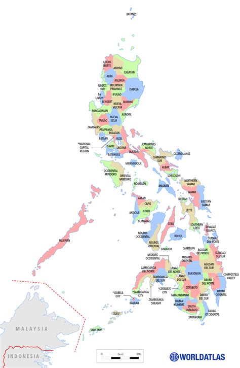 Philippines Maps & Facts | Philippine map, Asia map, Map