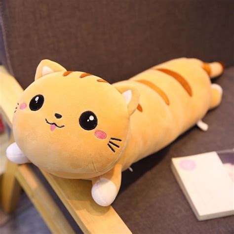 Long Cat Soft Stuffed Plush Pillow Toy – Gage Beasley