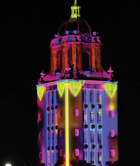 Enjoy nightly projection show at Beverly Hills City Hall - Beverly ...