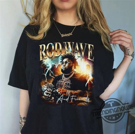 Rod Wave Shirt Rod Wave Rapper Shirt Rod Wave Retro 90s Vintage Shirt ...