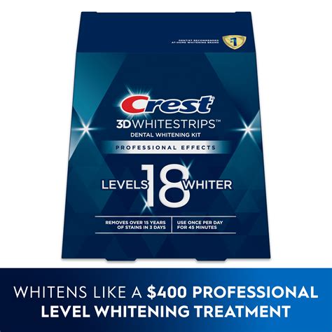 Crest 3D Whitestrips Professional Effects 18 Levels Whiter 40 strips 01 ...