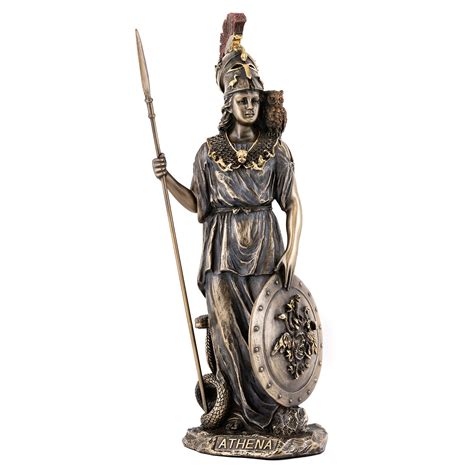 Buy Top Collection Greek Goddess Athena Statue- Goddess of Wisdom, War, & the Arts Sculpture in ...