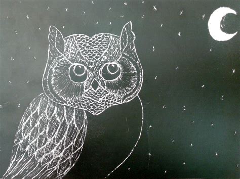 Owl Scratch Art by owlsomeart on DeviantArt