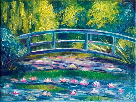 Claude Monet Water Lily Bridge