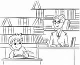 9 Fun Library Coloring Pages For Book Lovers  sketch template