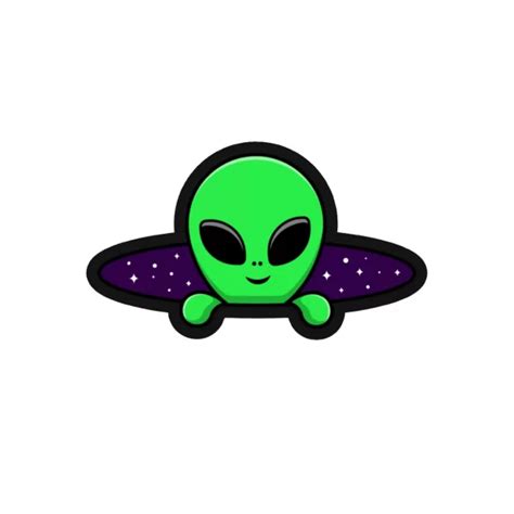 Cute Alien Sticker - Cool Cage