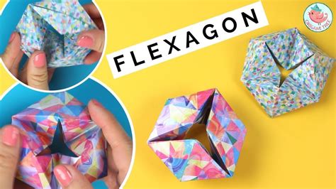 Origami Moving Flexagon Tutorial - How to Fold a Paper Flexagon - Easy Fidget Paper Toys for Kids