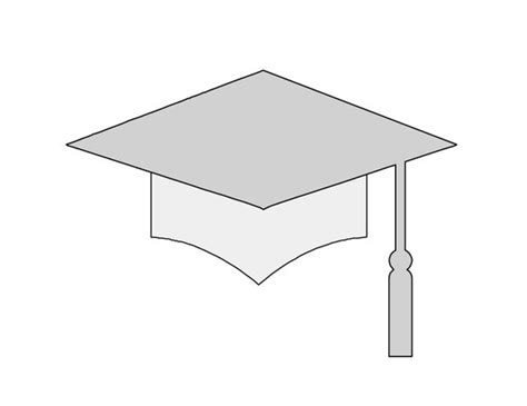 8 Graduation Cap Top Template - Template Guru