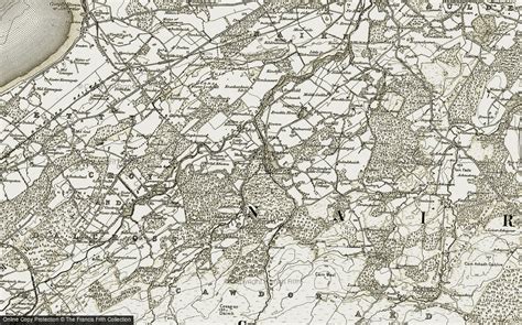 Historic Ordnance Survey Map of Cawdor, 1911-1912