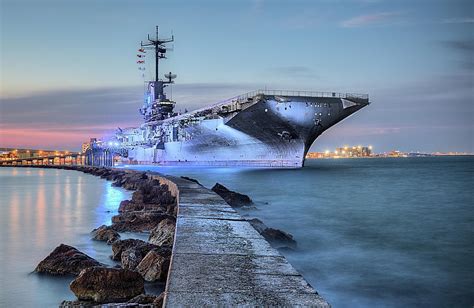 The USS Lexinton the Blue Ghost Photograph by JC Findley - Pixels Merch