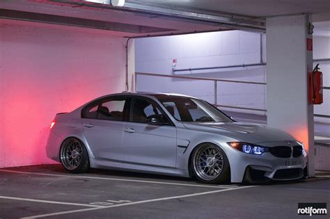 Slammed M3 F30 With Rotiform Forged 3 Piece Wheels | Rotiform, Bmw, Slammed