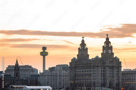 Iconic Liverpool Skyline Stock Photo | Adobe Stock