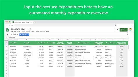 Income Statement Template in Google Sheets - Sheetgo