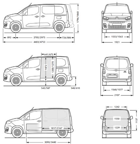 Citroen Berlingo Dimensions