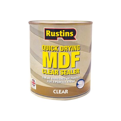 Rustins Quick Drying Clear MDF Primer Sealer 1 Litre