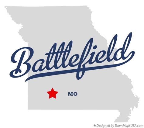 Map of Battlefield, MO, Missouri