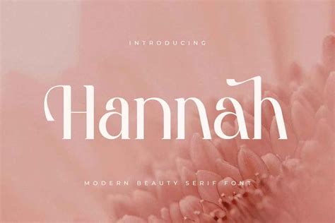 Hannah Font - Dfonts