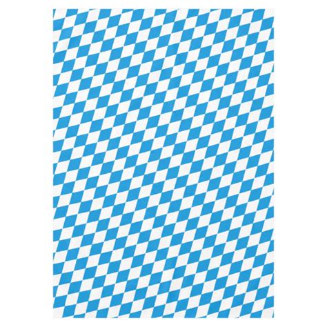 GERMAN STATE OF BAVARIA Flag Colors pattern Tablecloth | Zazzle