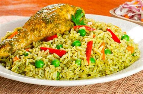 Arroz Con Pollo Peruano Receta