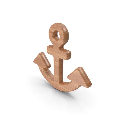 Anchor Symbol Wood PNG Images & PSDs for Download | PixelSquid - S121733743