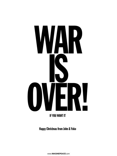 War is Over – John Lennon & Yoko Ono’s massive poster campaign