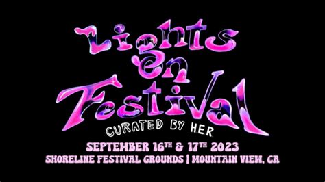 Lights On Festival 2023 Lineup - Sep 16 - 17, 2023