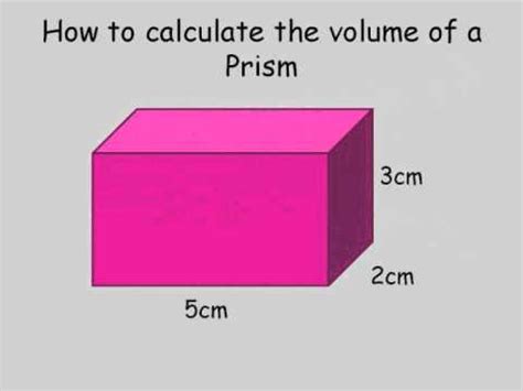 How to calculate the volume of a rectangular prism.wmv - YouTube