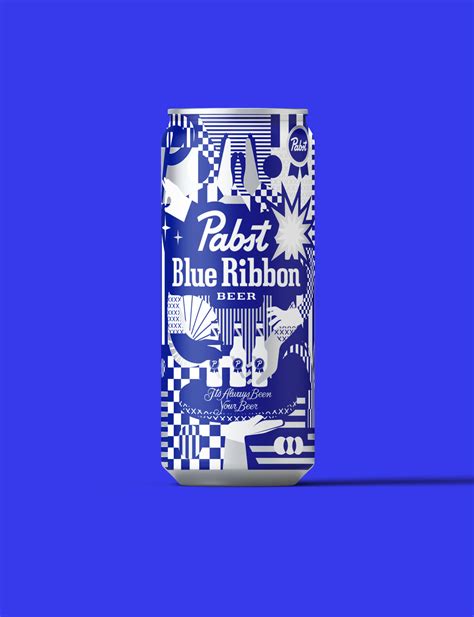 Pabst Blue Ribbon Art Can - WNW