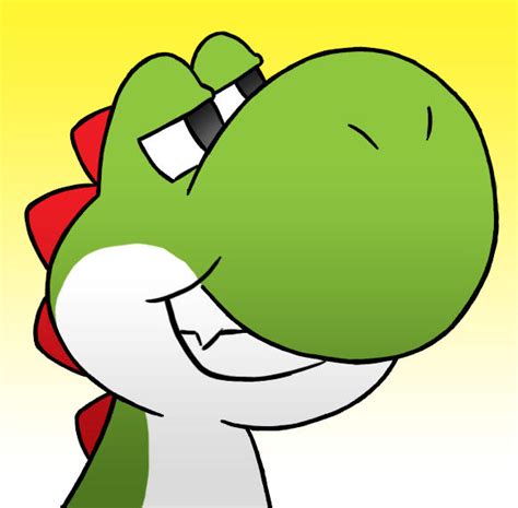 Yoshi Face :P by rooteh on DeviantArt