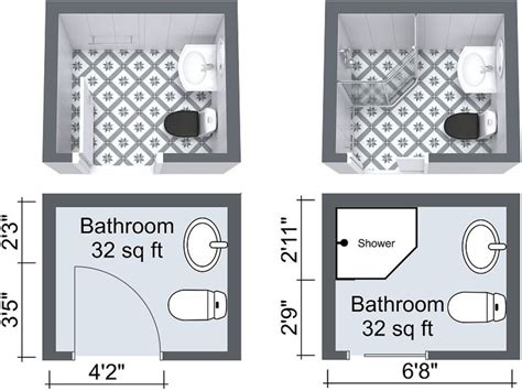 10 Small Bathroom Ideas That Work - RoomSketcher | Small bathroom floor ...