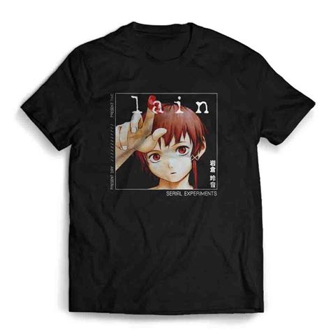 Serial Experiments Lain Anime Lain Iwakura Mens T-Shirt Tee