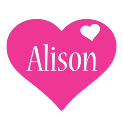 Alison Logo | Name Logo Generator - I Love, Love Heart, Boots, Friday, Jungle Style