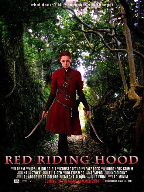 Red Riding Hood Movie Poster by KnightRanger on DeviantArt