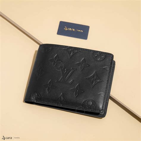 LOUIS VUITTON MULTIPLE WALLET MONOGRAM SHADOW IN BLACK – 24cara