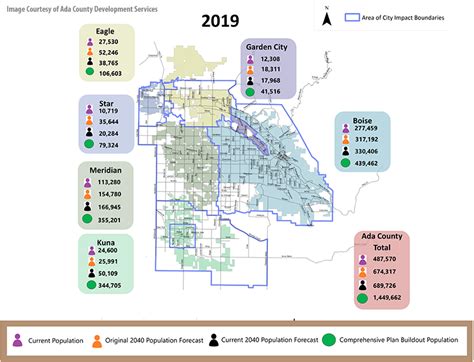 Ada County's Population Will Near Half a Million in the Next Year