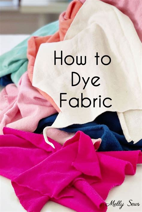 Dye Fabric | How to dye fabric, Hand dyed fabric, Diy dye fabric