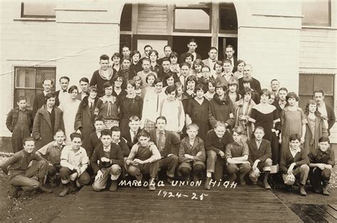 Marcola Oregon | Mohawk Union High School -- 1924- 25 --- Th… | Flickr