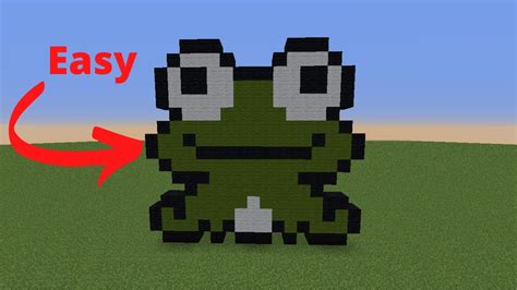 Frog Minecraft Pixel Art Tutorial - YouTube