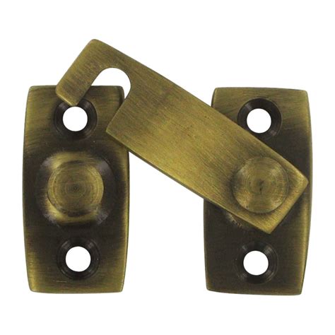 Solid Brass Shutter Door Latches Collection - Solid Brass 5/8" Shutter Bar/Door Latch in Antique ...