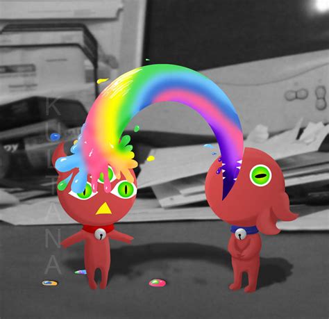 Throwing Up Rainbows by kittydemonchild on DeviantArt