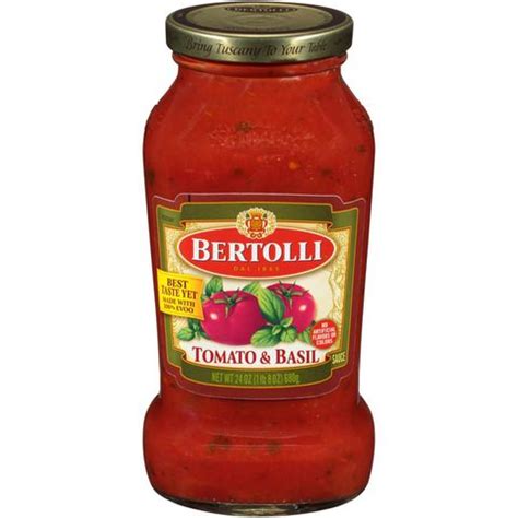 Bertolli Tomato & Basil Sauce – OBX Grocery Delivery, Seafood Boil, and ...