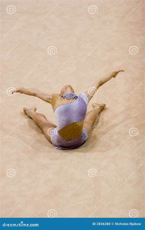 Rhythmic Gymnastics stock photo. Image of gymnast, bending - 2836380