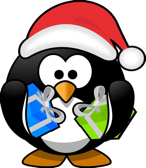 Christmas Penguin Drawing at GetDrawings | Free download