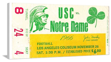 Notre Dame football tickets! The best vintage Notre Dame football ...