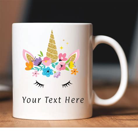 Unicorn mug custom personalized unicorn personalized gift | Etsy | Mugs ...