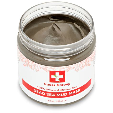 Dead Sea Mud Mask for Face & Body - 100% all Natural Organic Israeli M – swissbotany