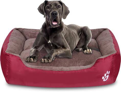 FRISTONE Dog Beds Large Washable Pet Basket Orthopedic Kennel Bed for ...